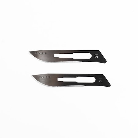 Excel Blades No 21 Scalpel Blade Replacements, Surgical Stainless Steel, 2pcs., 12pk. 21